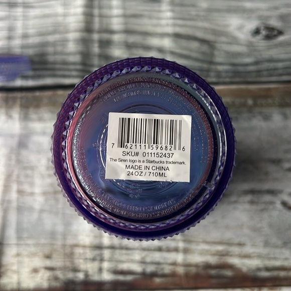 Starbucks 2024 Sofie Birkin Rainbow Pride Bling Studded Venti 24 oz Cold Cup - Picture 7 of 7